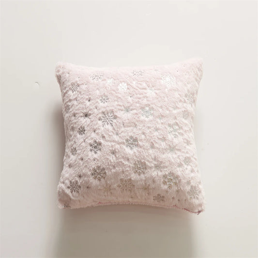 Christmas Throw Pillow Plush Cushion/ Pillow Cover for Sofa Living Room 18*18 Decoration Nordic Pillowcases Home/ Bedroom Decor