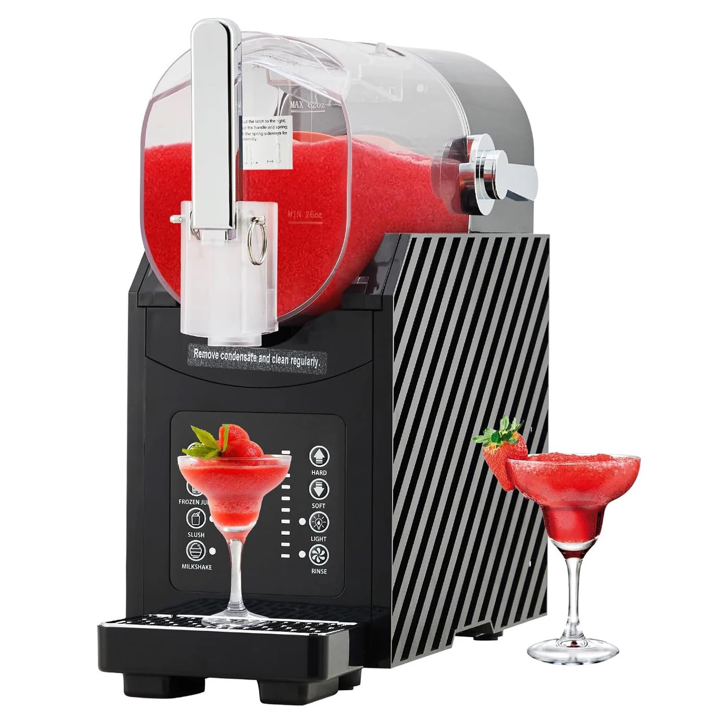 84oz (2.5L) Slushie Machine with 3 Preset Modes，Frozen Drink Maker for Slush, Frappe & Milkshake