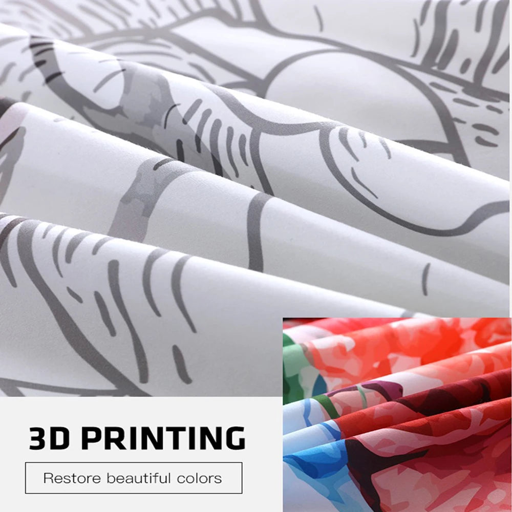 Bedding Set Duvet Cover Pillowcases Comforter/Quilt/Blanket Cover Luxury 3D HD Quality Printed Reactive Queen Single Leaf