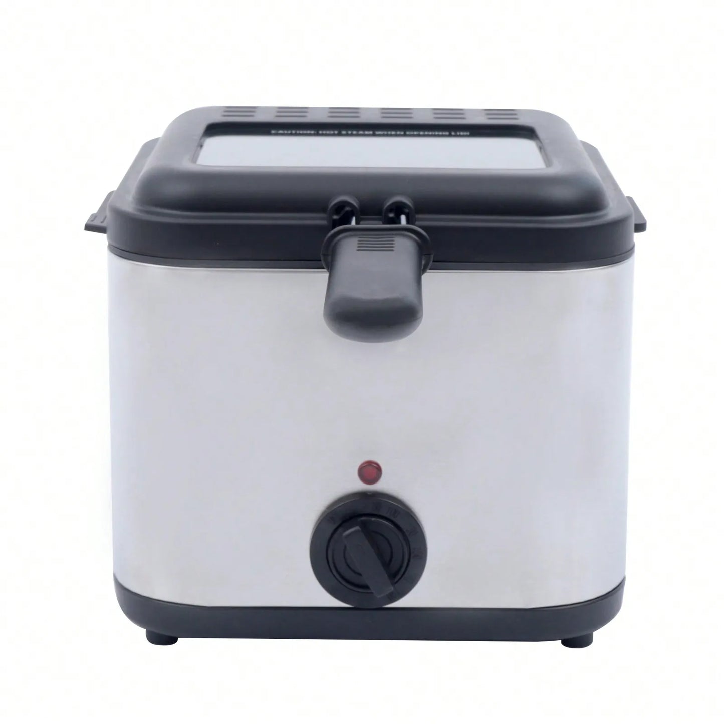 110V Electric Deep Fryer With Basket Small Fryer Stainless Steel Fish Fryer 1KW 2.5L