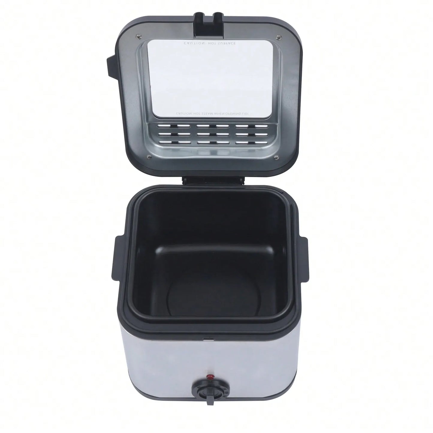 110V Electric Deep Fryer With Basket Small Fryer Stainless Steel Fish Fryer 1KW 2.5L